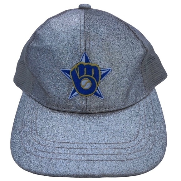 CC Exclusives - MLB Milwaukee Brewer Sparkly Woman\'s Baseball Cap main image 15